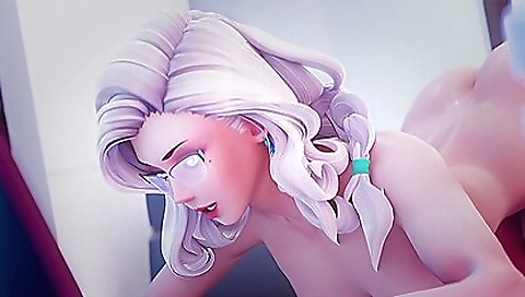 Sexy young chick with a dildoo