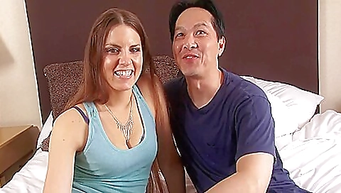 Sexy blonde with big tits masturbates