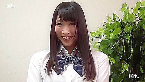 Hot asian milf gets fucked by a dildo machine