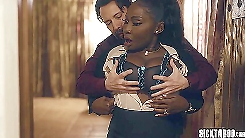 She's first time with a white girl